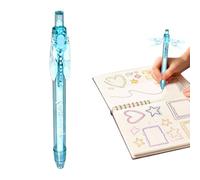 Dragonfly Pen 0,5 mm à séchage rapide effaçable fluorescent noir | Stylos pour une écriture fluide pour la maison, l'école, le bureau, prendre des notes, journal, dessiner, vert