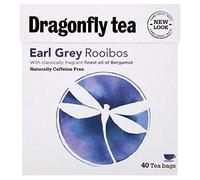 Dragonfly thé Rooibos gratuites caféine naturelle Earl Grey (40) - Paquet de 6