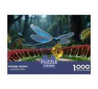 DragonflyPuzzle 1000 Pièces Animaux Contes Magiques, Adultes/Enfants, Illustration Originale, Art Mural, Cadeau Unique 38x26cm/1000pcs