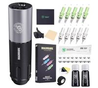 Dragonhawk A Line A1 Kit Complet de Tatouage Machine à Stylo Rotatif Sans Fil Compatible avec Encre pour Débutants