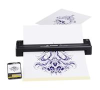 Dragonhawk A4 Imprimante Thermo Transfert Tatouage sans Fil Portable Compatible Téléphone Tablet PC Fournitures pour Débutants et Artistes