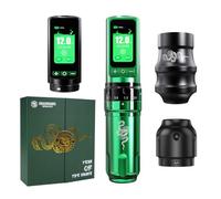 Dragonhawk Fold Pro Machine À Tatouer Sans Fil, 2 Accus, 2,4-4,2 mm | Édition Année Du Snake , Moteur Mcore-C3, Batterie 3000mAh, 2 Poignées, Convient Aux Liner Shader Dotwork