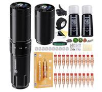 Dragonhawk L2 Pro Kit de tatouage sans fil avec batterie 2200 mAh 7 coups réglables 2,4 à 4,2 mm pour coloration de précision des doublures