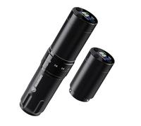 Dragonhawk L2 Pro Pistolet à tatouer sans fil avec batterie 2200 mAh 7 coups réglables 2,4 à 4,2 mm pour coloration de précision des doublures (2 piles)