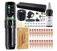Dragonhawk L3 Kit de Tatouage, Machine à Tatouer Sans Fil avec Course 2,4-4,2 mm et Batterie 2000mAh, Imprimante à Stencil, 20 Aiguilles Cartouche pour Tatouage pour Débutants et Artistes