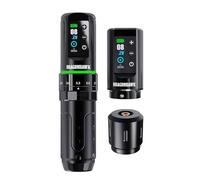 Dragonhawk L3 Kit de Tatouage Machine à Tatouer Sans Fil, rotative Tattoo Gun complet de tatouage 7 Strokes Length, 2 Batteries 2000 mAh, RCA Connect, Aiguilles de Tatouage Pro pour Dé (2 BATTERIES)