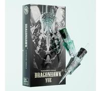 Dragonhawk Pro de Aiguille Tatouage Disposable 20 Pieces 1001RL Round Liner Cartouches Tattoo Needles pour Machine à Tatouer (YUE-1001RL)