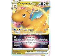 Dragonite VSTAR 050/078 Carte Pokémon rare VSTAR (Pokémon GO Special TCG) + Toploader TitanCards®