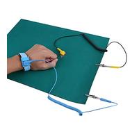 Dragonne de mise à la terre, tapis antistatique en silicone, tapis antistatique en silicone Bracelet à décharge statique Dragonne antistatique, kit de décharge électrostatique pour