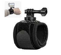 Dragonne de Poignet, Bras Rotatif à 360° Compatible avec GoPro Hero 13/12/11/10/9/8/7//6/5 Noir, DJI Action 6/5 pro/4/3, Insta 360 One R, AKASO/Campark et Autres caméras d'action
