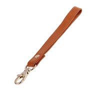 Dragonne de rechange en cuir véritable pour pochette Marron