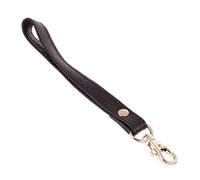 Dragonne de rechange en cuir véritable pour pochette, sac à main, café