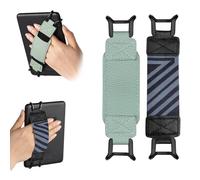 Dragonne de Sécurité compatible avec 6-8" Kindle eReaders Fire Tablet, 2pcs Sangle de Sécurité Tablette Polyvalente à Haute Élasticité Légère Support - Kobo/Voyaga/Sony E-Book Tablet (vert et imprimé)