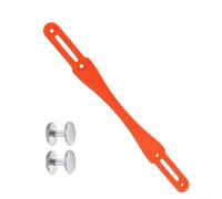 Dragonne en silicone pour JBL pour Xtreme 5/4/3/2, sangle de haut-parleur portable, sangle de poignet légère, poignée de haut-parleur de voyage, sangle de haut-parleur (orange)