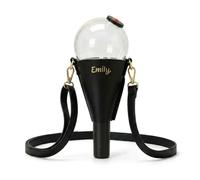 Dragonne Lightstick Kpop Personnalisée Bandoulière Réglable pour Tour de Cou avec Texte Laniere Cordon Lightstick pour Concert Festival de Musique Cadeau Personnalisé pour Fan de K-pop Homme Femme