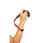 Dragonne poignet Peak Design Cuff Sangle main réglable nylon tissé rembourrée Orange