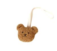 Dragonne porte-tétine en forme d'ours s'adapte à la plupart des styles de tétine pour garçons et filles de 0 à 3 ans