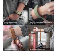 Dragonne Pour Appareil Photo Réglable Sangle De Poignet Pour Appareil Photo Dslr/Slr/Sony/Nikon/Fuji/Canon (Chêne Gris)[Z5000]