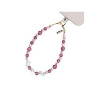 Dragonne pour Téléphone avec Perles Roses et Cristaux Ultra Elégant Crong Rose
