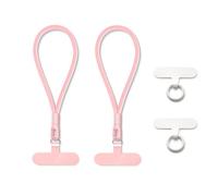 Dragonne Téléphone Universel Cordon Telephone Portable 2 pièces Rose