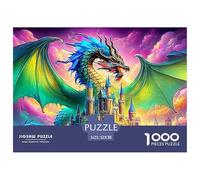 dragonPhoenix 1000 Piece Adults Puzzle Kids Age Games Puzzle Game Difficult Impossible Challenging & Brainteasing 52x38cm/1000pcs