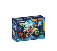 Playmobil 71083 Dragons: Les Neuf Royaumes - Panache & Alex - Dragons Nine Realms - avec Le Personnage Alex, Son Dragon Feathers et des Accessoires - Dès 4 Ans