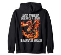 Dragons Art, sois Toujours toi-même, sauf si tu Peux être Un Dragon Sweat à Capuche