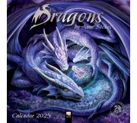 Dragons By Anne Stokes Wall Calendar 2025 (Art Calendar)