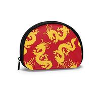 Dragons Chinois cocotiers île Porte-Monnaie Portefeuilles Pochette de Changement nouveauté Porte-clés Fermeture éclair Petits Sacs de Maquillage cosmétiques