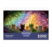 Dragons colorés Puzzle 3D 52x38cm/1000pcs, - Jeux Créatifs & Relaxants, Éducatifs pour Tous, Cadeau De Décoration