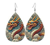 Dragons Des Nuages Chine Femme Boucles D'Oreilles Pendantes Légères Boucles D'Oreilles Mode Boucle D'Oreille Crochet Pour Fête Soirée Mariage
