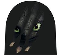 Dragons Dreamworks Chapeau Krokmou Toothless Griffe, Noir, 5-8 Ans