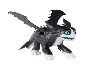 Dragons DreamWorks Interactive Fire and Flight Thunder Figurine Thunder avec Effets Lumineux et sonores 30,4 cm pour Enfants à partir de 4 Ans