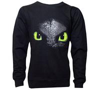 Dragons DreamWorks Sweat-shirt sans manches pour enfant Noir 104 à 158 cm - Noir - 104/110 cm