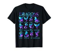 Dragons du Monde Types de Dragons T-Shirt