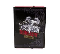 Dragons et donjons - Classeur à rabats, D&D, classeur, carpesan, trieur, couleur noire, produit officiel (CyP Brands)