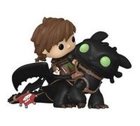 Funko Pop! Rides Deluxe: HTTYD - Hiccup with Toothless - How to Train Your Dragon - Figurine en Vinyle à Collectionner - Idée de Cadeau - Produits Officiels - Jouets pour Les Enfants et Adultes