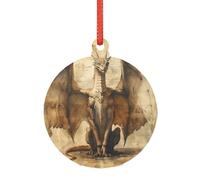 Dragons from the Archives Décorations de sapin de Noël en cristal transparent, alternative moderne en acrylique à la décoration de vacances