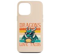 Dragons Love Tacos Funny Mexican Food Fiesta pour Hommes, Femmes et Enfants Coque pour iPhone 13 Pro Max
