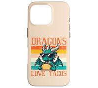 Dragons Love Tacos Funny Mexican Food Fiesta pour Hommes, Femmes et Enfants Coque pour iPhone 16 Pro