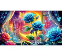 Dragons Puzzle 1000 pièces Educa Cadeau Unique Décoration Intérieure Jeu éducatif Challenge Toy pour Adultes et Enfants à partir de 14 Ans 38x52cm/1000pcs