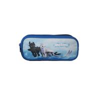 Dragons - Trousse rectangulaire - Bleu - Garçon - 2 compartiments