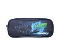Dragons - Trousse Scolaire Rectangulaire - Bleu - Garçon - 2 Compartiments Bleu TU
