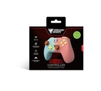 DragonShock - Manette compacte sans fil Bluetooth PopTop Bleue et Rose pour Switch et Switch OLED