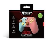 DragonShock - Manette compacte sans fil Bluetooth PopTop Bleue et Rose pour Switch et Switch OLED Rose