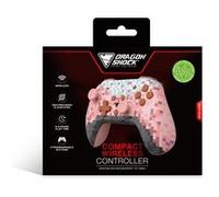 DragonShock - Manette compacte sans fil Bluetooth PopTop Cube Rose pour Switch et Switch OLED Rose