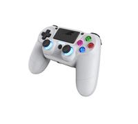 Dragonshock - Mizar Bt - Manette Sans Fil Blanche Pour Ps4, Pc Et Mobile