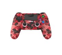 DragonShock - MIZAR BT - Manette sans fil Camouflage Rouge pour PS4, PC et Mobile
