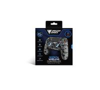DragonShock - MIZAR+ - Manette sans fil Bluetooth Gris Intégral Camouflage pour PS4, PC et Mobile