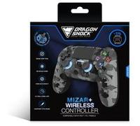 DragonShock - MIZAR+ - Manette sans fil Bluetooth Gris Intégral Camouflage pour PS4, PC et Mobile